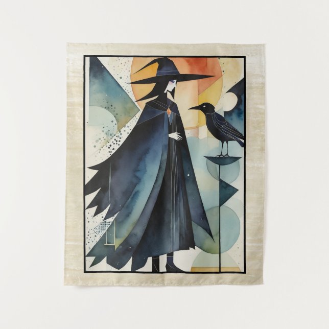 Modern Witches - an abstract artwork 3 - Fan Fun Tapestry (Front)