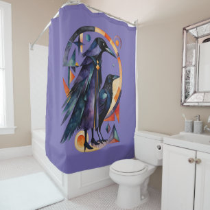 Modern Witches - an abstract artwork 4 - Fan Fun Shower Curtain