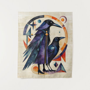 Modern Witches - an abstract artwork 4 - Fan Fun Tapestry