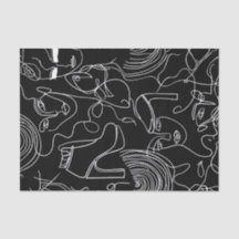 Modern Woman, Line Abstract