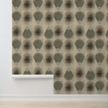 Modern Wood Intarsia Geometric Seamless Pattern