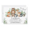 Modern Woodland Animals Forest Boy Baby Shower