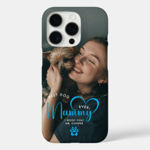 Modern World's Best Dog Mummy Gift Photo iPhone 16 Pro Case