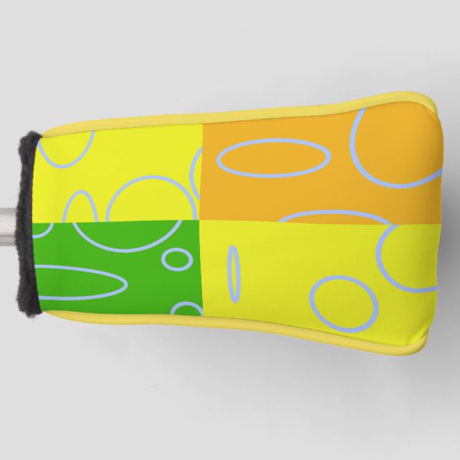 Modern Wow Golf Head Cover (Front)