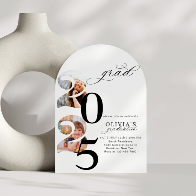 Modern Year Photo Template Graduation Party Arch (Creator Uploaded)