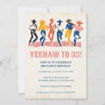 Modern Yeehaw Cowgirl 35th Birthday Party