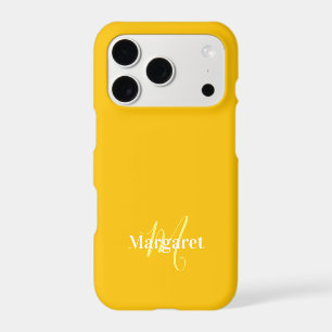 Modern yellow custom name