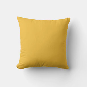 Modern Yellow Diamond Throw Pillow