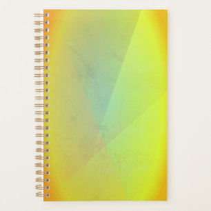 Modern Yellow Geometric Gradation Planner