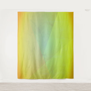 Modern Yellow Geometric Gradation Tapestry