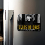 Modern Yellow Neon Class of 2025 Photo Graduation Magnet<br><div class="desc">Announce your grad's special achievement with our neon graduation magnets. The modern graduation magnet displays the graduate's horizontal photo with "Class of 2025" in yellow neon lettering. Personalise the photo graduation magnet by adding the graduate's name and school name. The graduation photo magnet is perfect for both high school and...</div>