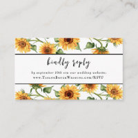 Modern Yellow Sunflower Wedding