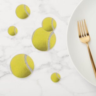 Modern Yellow Tennis Ball Confetti