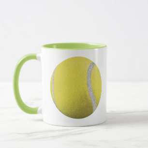 Modern Yellow Tennis Ball Mug