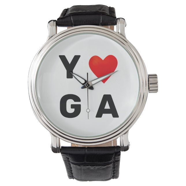 Modern yoga heart watch (Front)