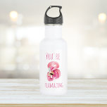 Modern You Are Flamazing Beauty Pink Flamingo 532 Ml Water Bottle<br><div class="desc">Modern You Are Flamazing Beauty Pink Flamingo</div>