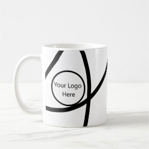 modern your logo here Minimalistic Abstract    Coffee Mug