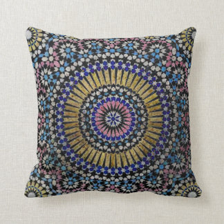 modern zelliges throw pillow