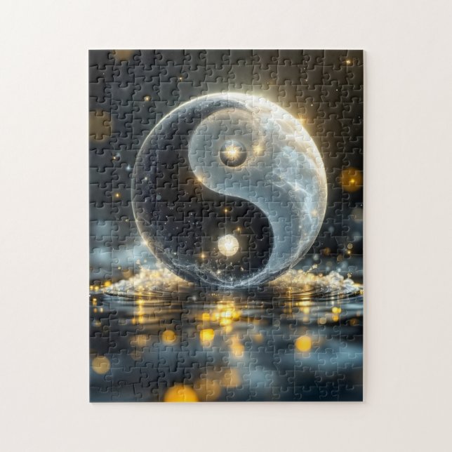 Modern Zen Yin and Yang vibes  Jigsaw Puzzle (Vertical)
