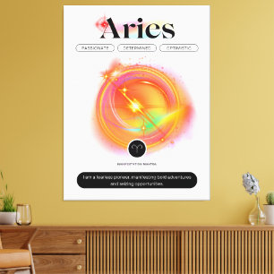 Modern Zodiac Sign ARIES Quote   Element Fire