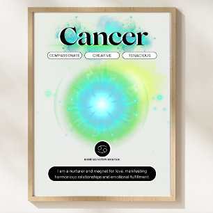 Modern Zodiac Sign Cancer Quote Water Element