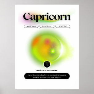 Modern Zodiac Sign capricorn Quote Earth Element