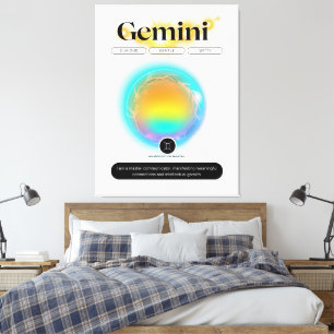 Modern Zodiac Sign Gemini Quote Air Element