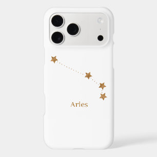 Modern Zodiac Sign Gold Aries Element Fire
