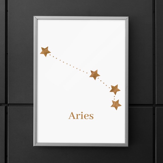Modern Zodiac Sign Gold Aries | Element Fire (Creator Uploaded)