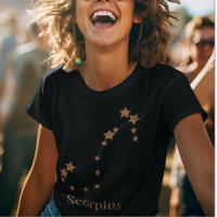 Modern Zodiac Sign Gold Scorpius | Element Water 