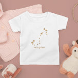 Modern Zodiac Sign Gold Scorpius | Element Water  Toddler T-Shirt<br><div class="desc">Modern Zodiac Sign Gold Scorpius | Element Water</div>