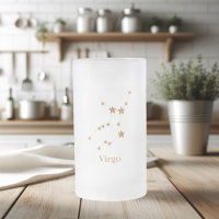 Modern Zodiac Sign Gold Virgo | Element Earth