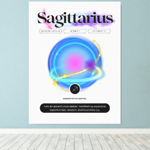 Modern Zodiac Sign Sagittarius Quote Element Fire