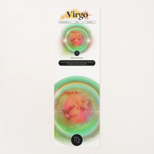 Modern Zodiac Sign Virgo Quote Earth Element Yoga Mat