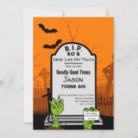 Modern Zombie Horror Themed 60th Birthday Party