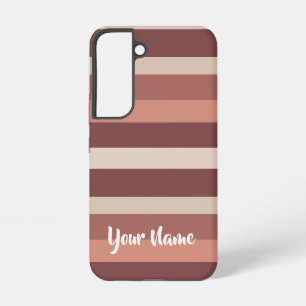Moderna Linear   Antique Rose & Copper Custom Samsung Galaxy Case