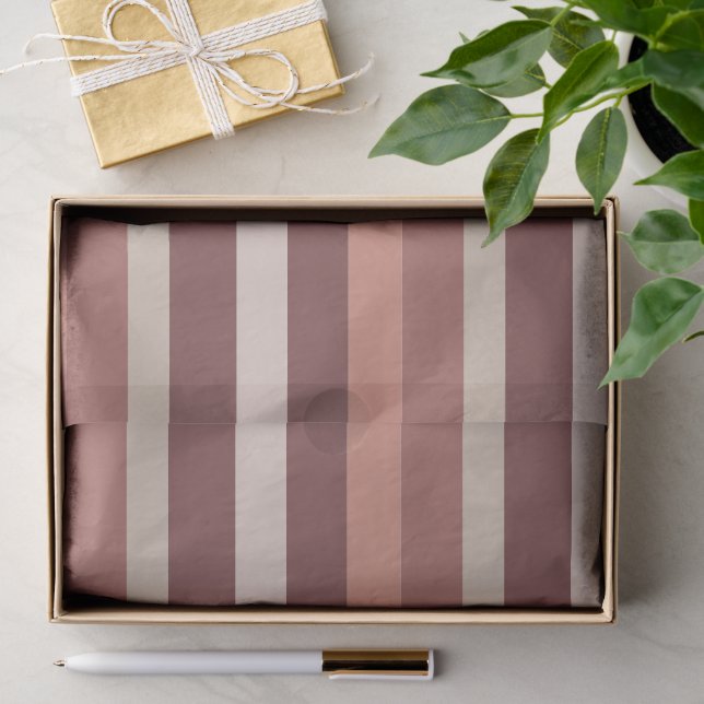 Moderna Linear | Antique Rose & Copper Tissue Paper (Gift)