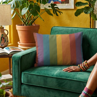 Moderna Linear | MCM Rainbow Decorative Cushion