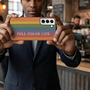 Moderna Linear MCM Rainbow Full Colour Samsung Galaxy Case