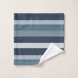 Moderna Linear   Slate & Nordic Sea Wash Cloth