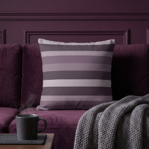 Moderna Linear Thistle & Smoked Plum Cushion