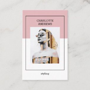 Moderne Foto Visitenkarte Business Card