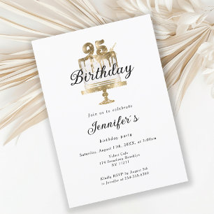 Modernes, elegantes 95. Einladung zum Geburtstag Invitation