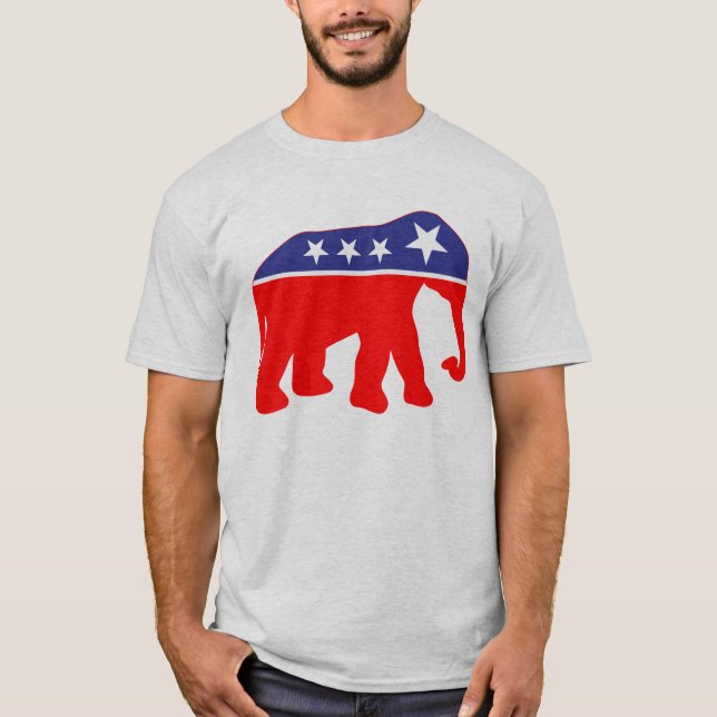 Modernised GOP Elephant T-Shirt (Front)