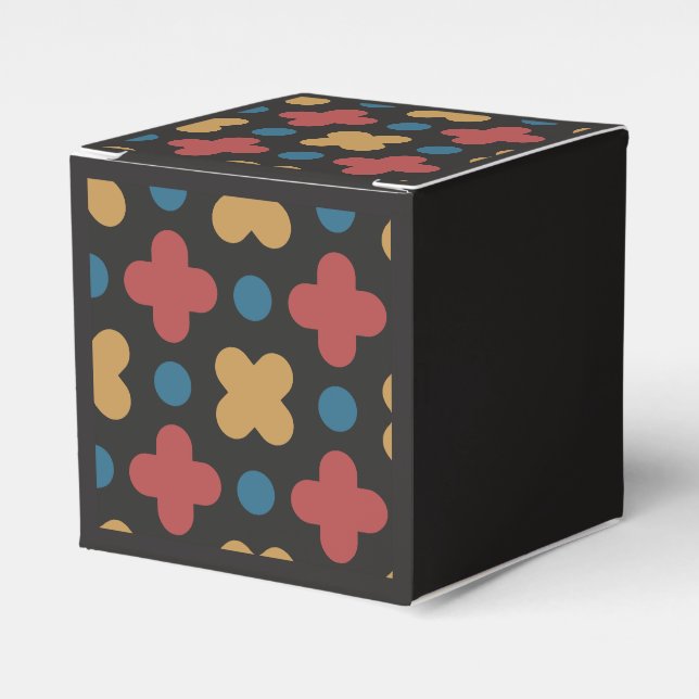 Modernised Retro Favour Box Design (Front Side)