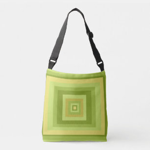 modernist abstract geometric art crossbody bag