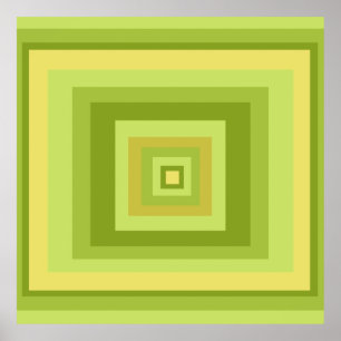 modernist abstract geometric art poster