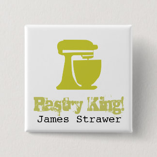 Modernist Cuisine Baking Pastry Chef King 15 Cm Square Badge