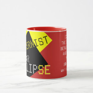 Modernist Solar Eclipse Funny customisable Mug