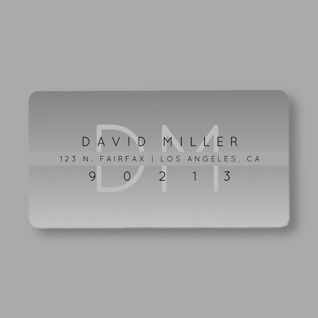 Modernistic Return Address Label (Creator Uploaded)